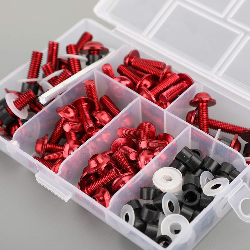 Bruce & Shark 158pcs Motorcycle Sportbike Windscreen Fairing Bolt Kit