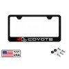 Unbranded Coyote GT Ford Mustang Logo Premium Black License Plate