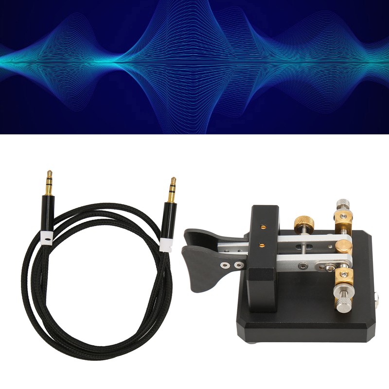 Morse Code Key Double Paddle Automatic Shortwave Portable CW Morse