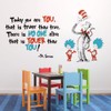 Runtoo Dr Seuss Wall Decals Inspirational Quotes Today You are