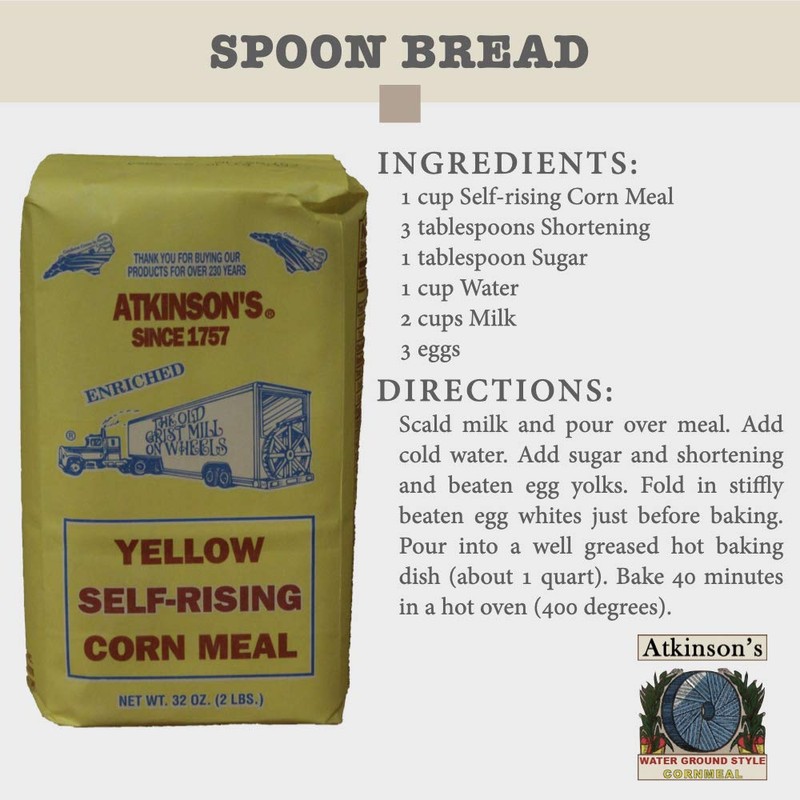 Atkinson's (Yellow Self-rising Corn Meal, 2 lbs.)
