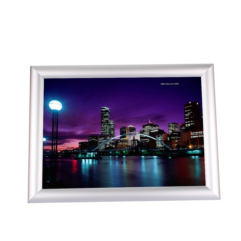 A4 Aluminium Snap Picture Frame Picture Poster Holders Clip Display