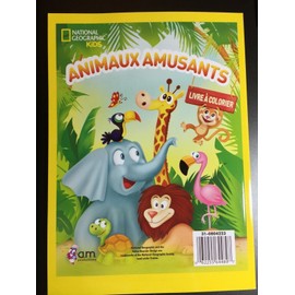 ANIMAL FUN COLORING BOOK NATIONAL GEOGRAPHIC KIDS BRAND NEW JUNGLE ANIMAL COVER