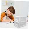 DOITOOL Clear Drawer Organizer Box for Office Desk Storage Case