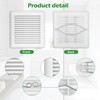 PIHIL C350GN Bathroom Grille Cover with Springs, Replacement for Broan-NuTone