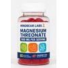 Mindbear Labs Magnesium Threonate Gummies, 1000mg, Strawberry Flavor, Sugar Free,