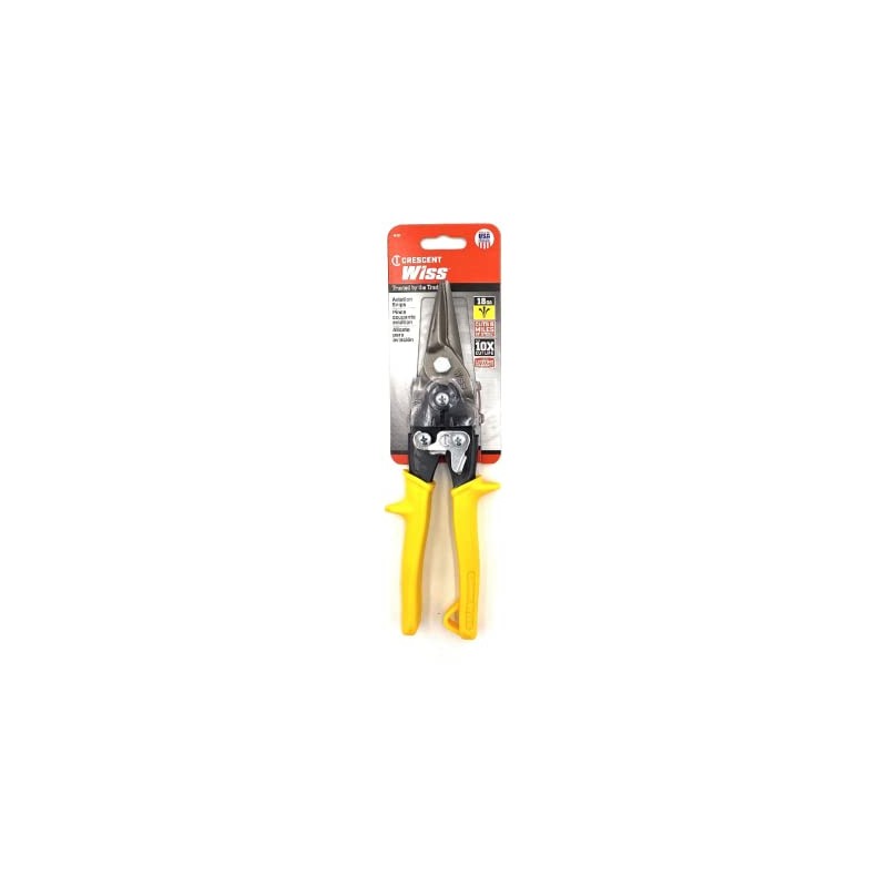 Wiss M3r Metalmaster Compound Snips Straight or Curves Yellow 248mm