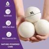 Pursonic 4-Pack Laundry Wool Dryer Balls with Lavender & Peppermint