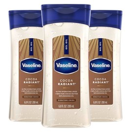 Vaseline Intensive Care Body Gel Oil Cocoa Radiant 6.8 oz, Pack of 3