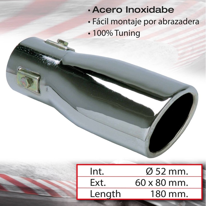 Sumex 4008786 Exhaust Trim Oval - Chrome