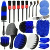 Cepillo Limpieza Automotriz Pinceles Detalle Coche Set 20 Pc