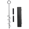 Abimars 17" Sand Anchor Kit, 304 Stainless Steel Triple Spiral