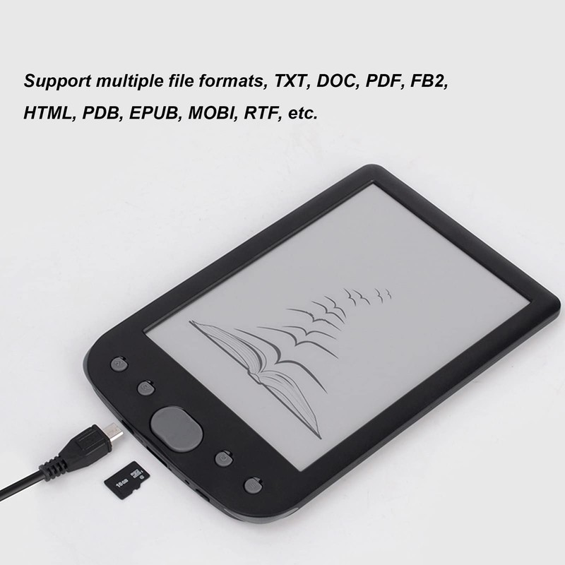 E Reader, 6in Waterproof HD Ink Screen E Reader Books,