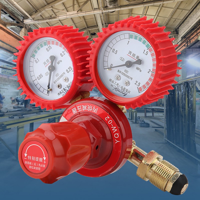 YQW‑02 Zinc Alloy Propane Pressure Gauge Welding Cutting Parts Propane