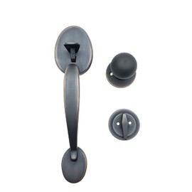 Brixwell - Better Home Products 10910B Van Ness Handleset with Ball Trim Oil Rubbed Bronze