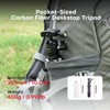 AOKA 15.75in/0.99lb Mini Carbon Fiber Tripod, Compact Pocket Travel Tabletop