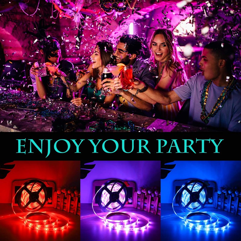 SUPERNIGHT RGB LED Strip Light Remote Controller, 24 Key IR