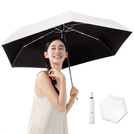 Parasol, Folding Umbrella, Fully Blackout, UV Protection, 100% Light Blocking, Thermal Blocking, Large Ultra Lightweight, For Both Sunny and Rainy Weather, Folding Parasol, Lightweight, Compact, Heat