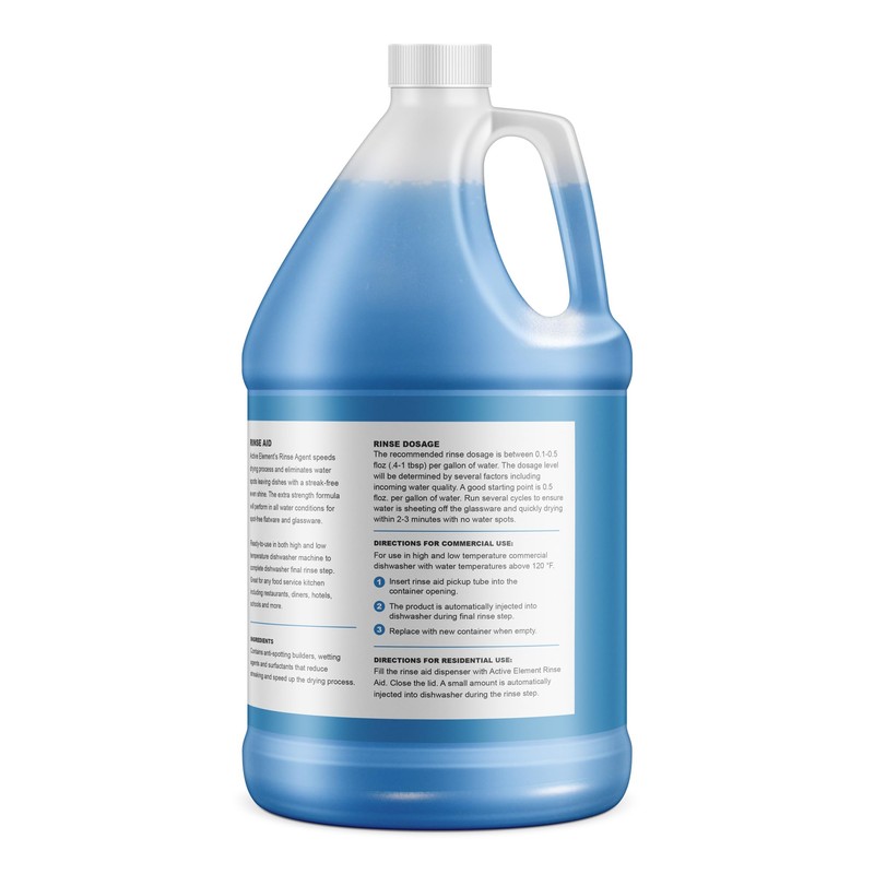 Active Element Dishwasher Rinse Aid - 1 Gallon - Extra