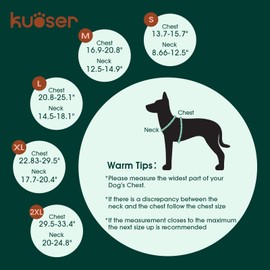 Kuoser Dog Cooling Vest Harness, Small Dog Cooler Jacket with Adjustable Buckle for Outdoor Beach, Hiking, Training Green S