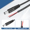 MECCANIXITY 2pcs DC Power Pigtails Cable, 5.5mm x 2.5mm Male