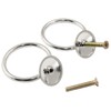 Unlorspy 6 Pcs Metal Drawer Ring Knobs, Drop Ring Drawer