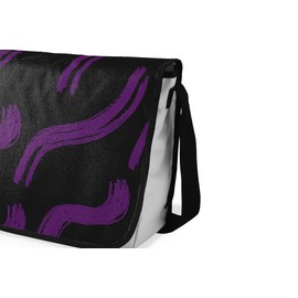 Bonamaison Digital Printed Messenger School Bags with Black Strap for Girls and Boys, Back to School, Messenger Bags for Students, Shoulder Bags, Size: 29 x 36 cm