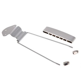 （Tailpiece Bridge ERYUE 6 String Guitar Trapeze Tailpiece Bridge Replacement Parts for Jazz Electric Archtop Guitar Bass