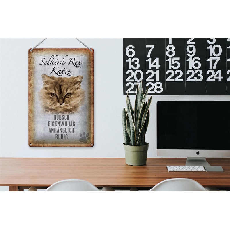 FEMER Tin Sign with Saying 20 x 30 cm Selkirk