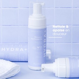ALPHANOVA Thermal Care - Soothing Cleansing Foam Hydra+ - Hyaluronic Acid - Natural - Organic Certified - 150ml