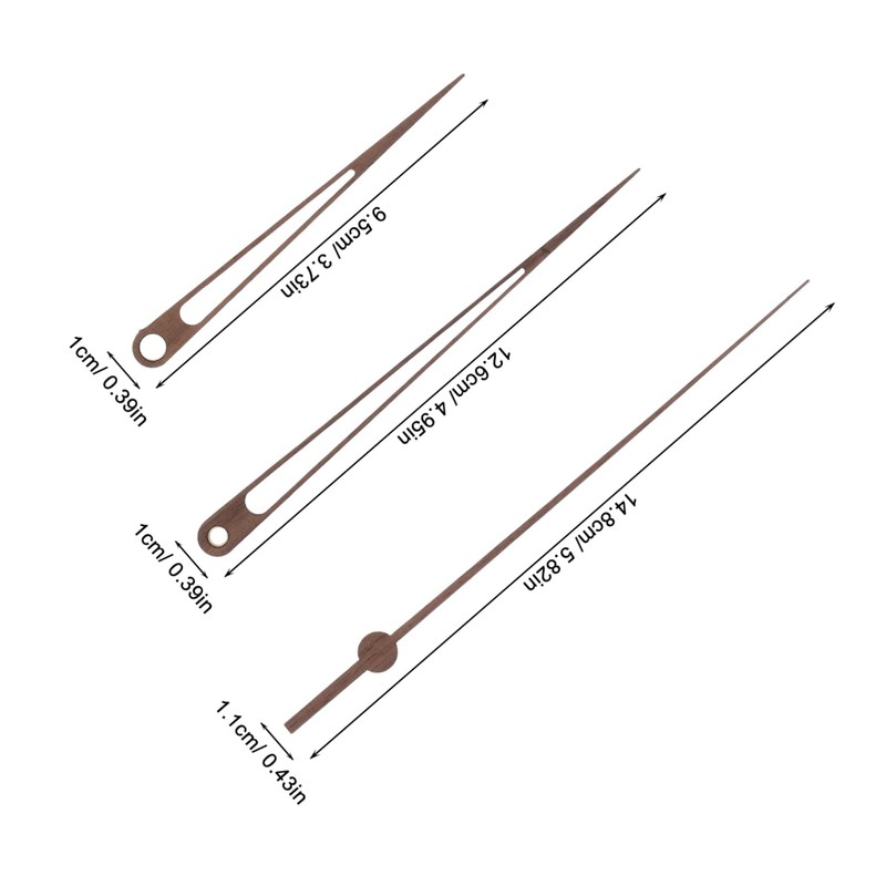 GRIRIW 5 Sets Cross Stitch Sleeve Clock Repair Tools Wooden