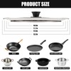 Pan Lid Fits 11, 12 & 13 Inch Cookware, Universal