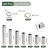 YOKIVE 126 Pack Lamp Pipes Kits, M10 Screws Threaded Hexagon