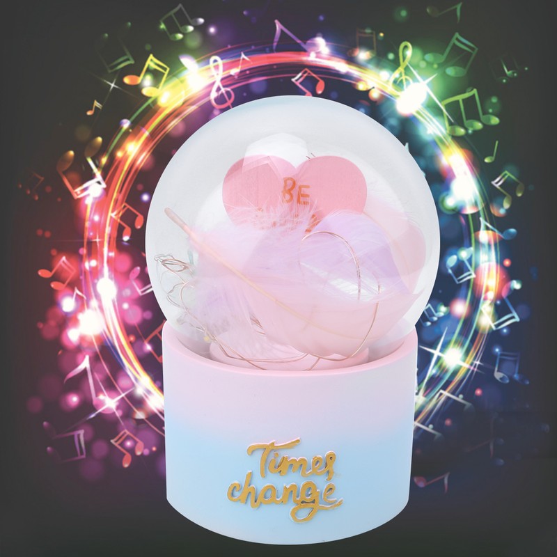 Modern Style Night Lamp Resin Desk Decorative Pressure Reducing Music