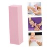 TOVINANNA 10Pcs Four Sided Nail Buffer File Pink Sponge Nail