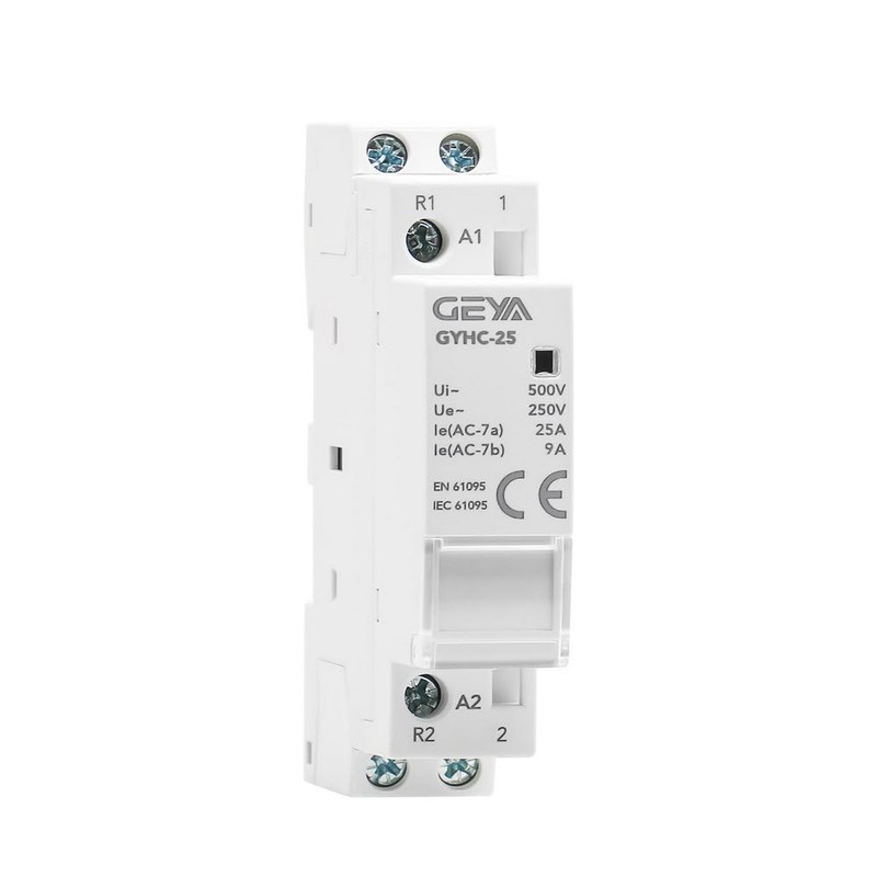 GEYA Automatic Modular Contactor Household Circuit Control Din Rail Mount