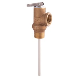 Watts LF100XL Lead Free Temperature and Pressure Relief Valve for Water Heaters and Hot Water Storage Tanks, Copper Alloy, 3/4 inch