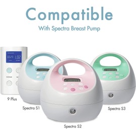 Piezas de bomba Papablic compatibles con Spectra S1, S2 y 9 Plus, Incl 8 unidades válvulas de pico de pato para bomba Spectra y Medela en estilo, membrana de silicona de 4 unidades para protector de reflujo Spectra