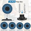 24Pcs Die Grinder Sanding Disc, 2 Inch Flap Disc Set