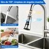 Aireador de Grifo Cocina con Filtro, 3 Modos Extensor G1/2
