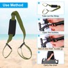 PATIKIL Carrying Beach Chair Straps, 2 Pack Adjustable Beach Chair