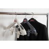 Shinko Hanger Clothes Hanger "S&F Jacket Clip" 40 Black