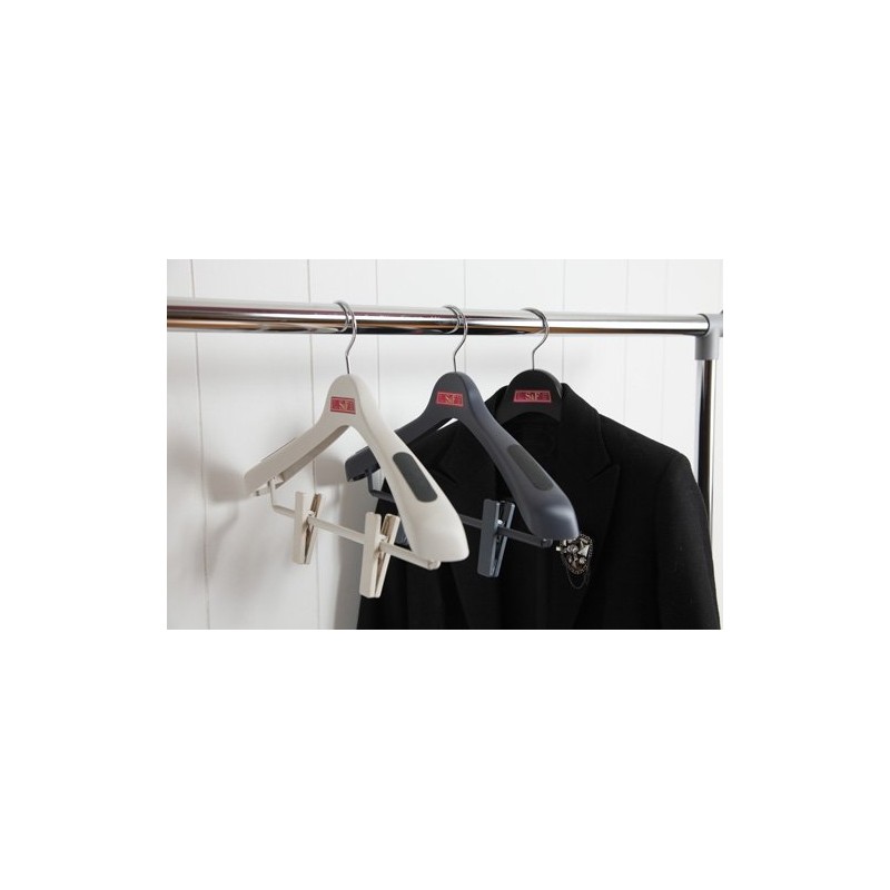 Shinko Hanger Clothes Hanger "S&F Jacket Clip" 40 Black