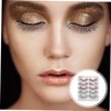 Baluue 3sets Realistic Makeup Lashes Wispy False Lashes Natural Party