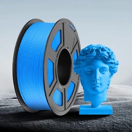 PLA Matte 3D Printer Filament 1KG 1.75mm SUNLU Matte PLA Filament - Neatly Wound, 1KG/Roll:_Matte Blue