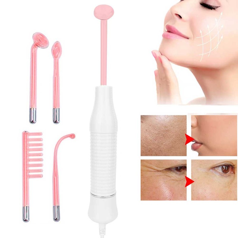 Portable High Frequency Electrotherapy Acne Spot Treatment Skin Tightening Wrinkle