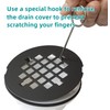 4-1/4" Snap-in Shower Drain Cover 304 Stainless Steel Round Replacement