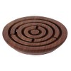 Wooden Labyrinth Round – Exclusive Puzzle Game Made of Rosewood