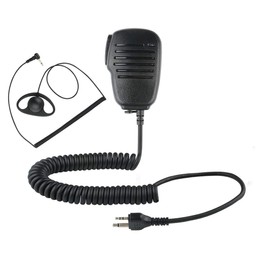Speaker Mic for Midland with 3.5mm Earpiece for GXT1000VP4 LXT600VP3 GXT1050VP4 GXT1000XB Walkie Talkies