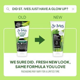 St. Ives Exfoliante Facial, Té Verde y Bambú, 170g